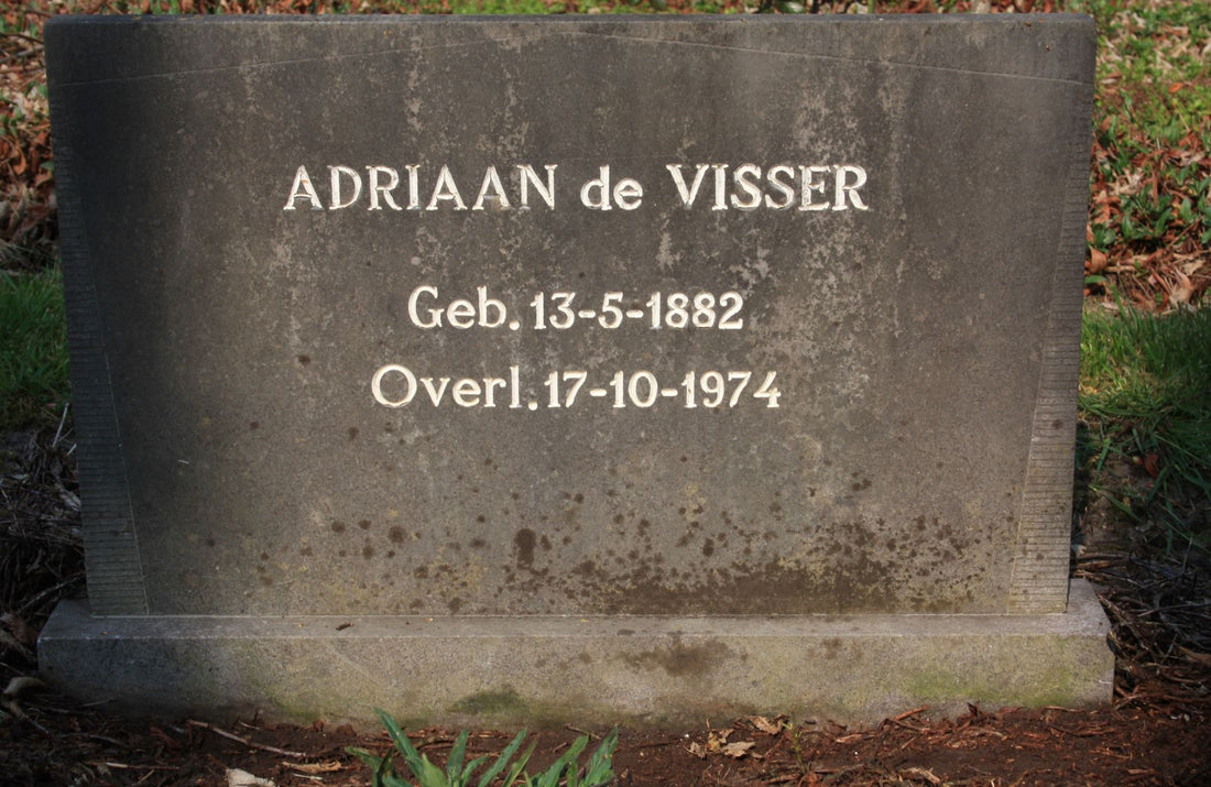 Het graf van Adriaan de Visser
