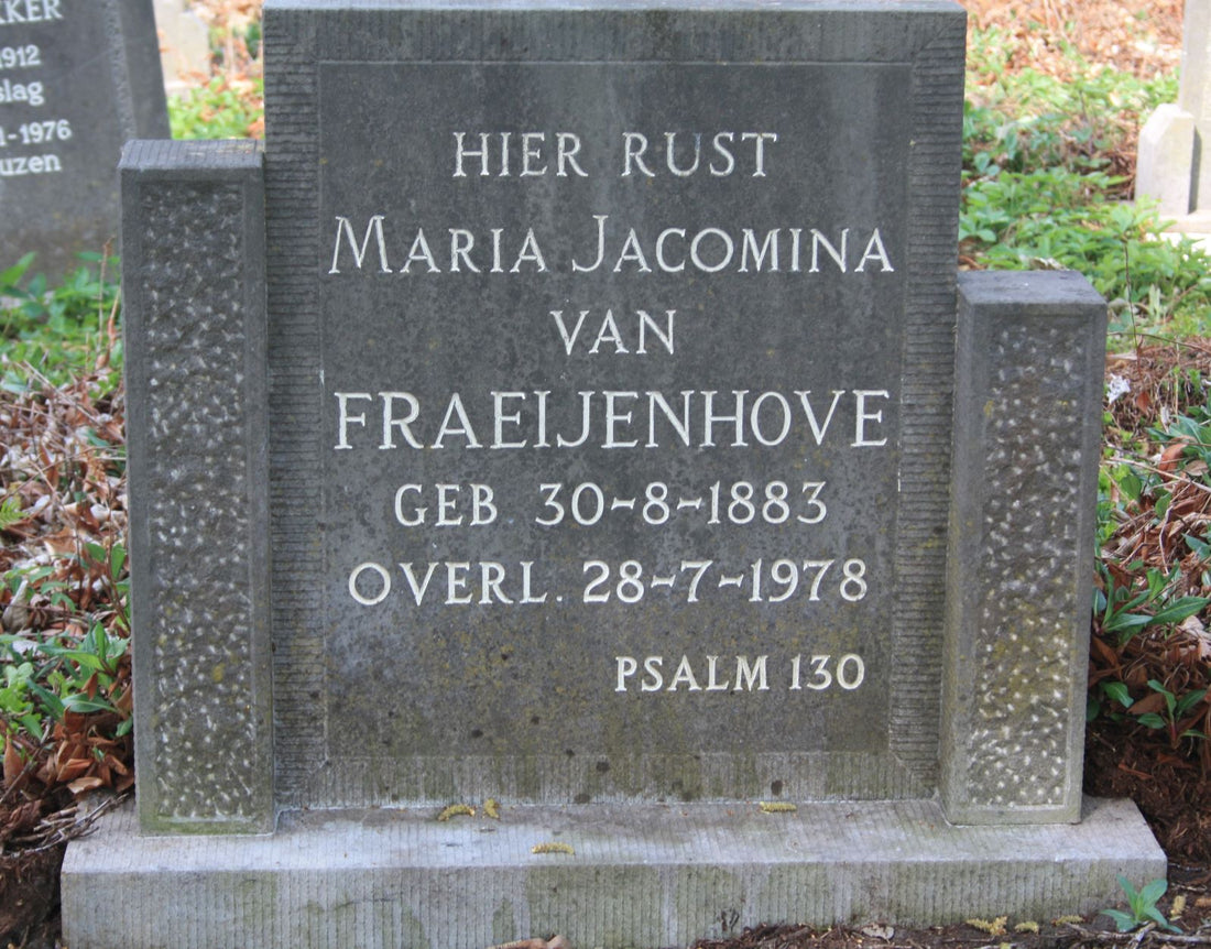 Het graf van Maria Jacomina van Fraeijenhove