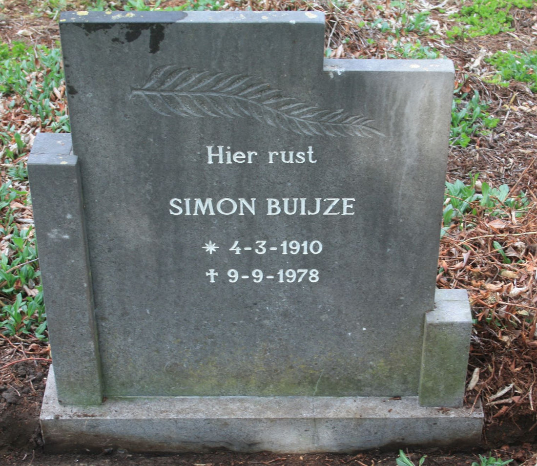 Het graf van Simon Buijze