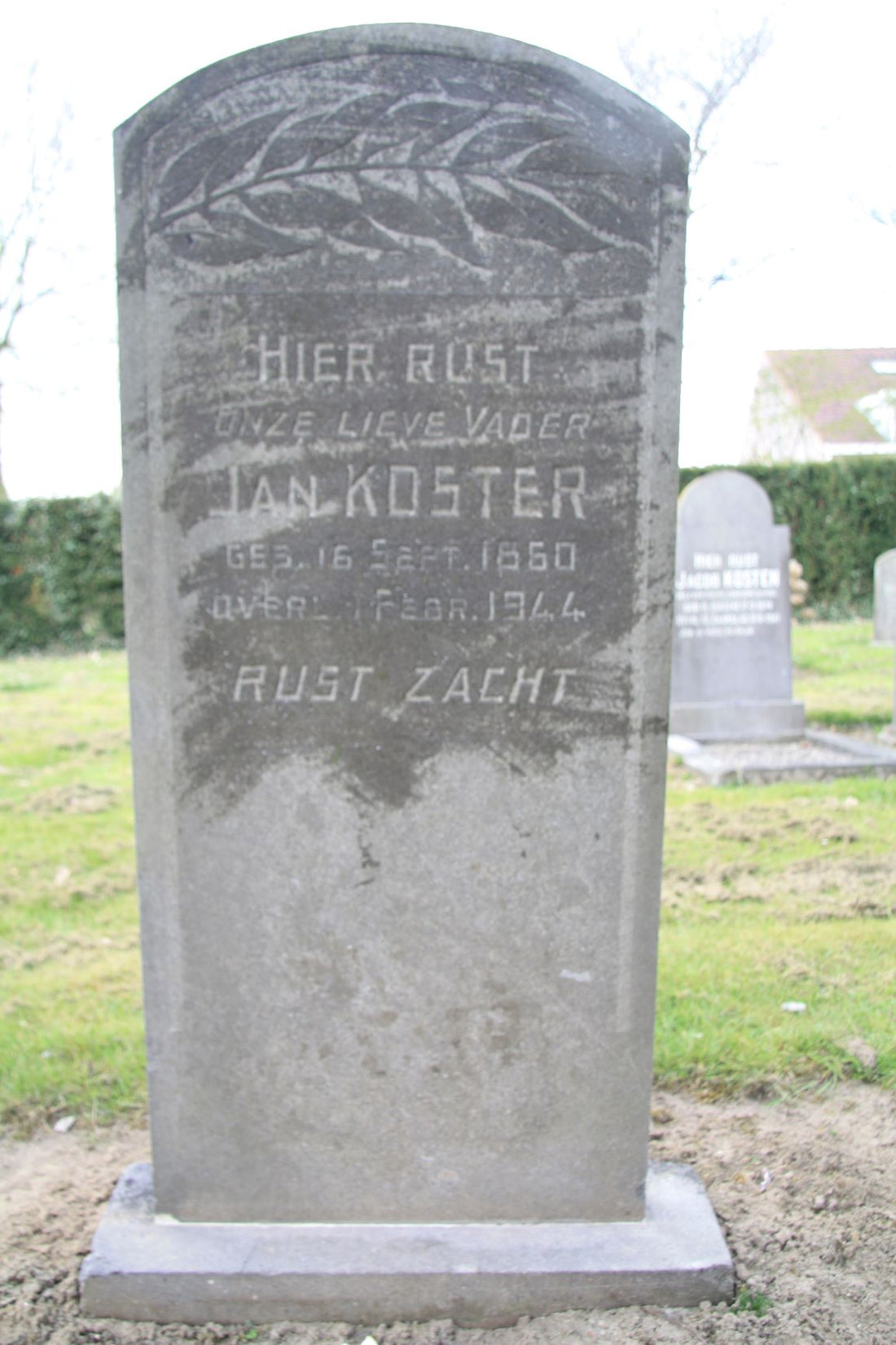 Het graf van Jan Koster