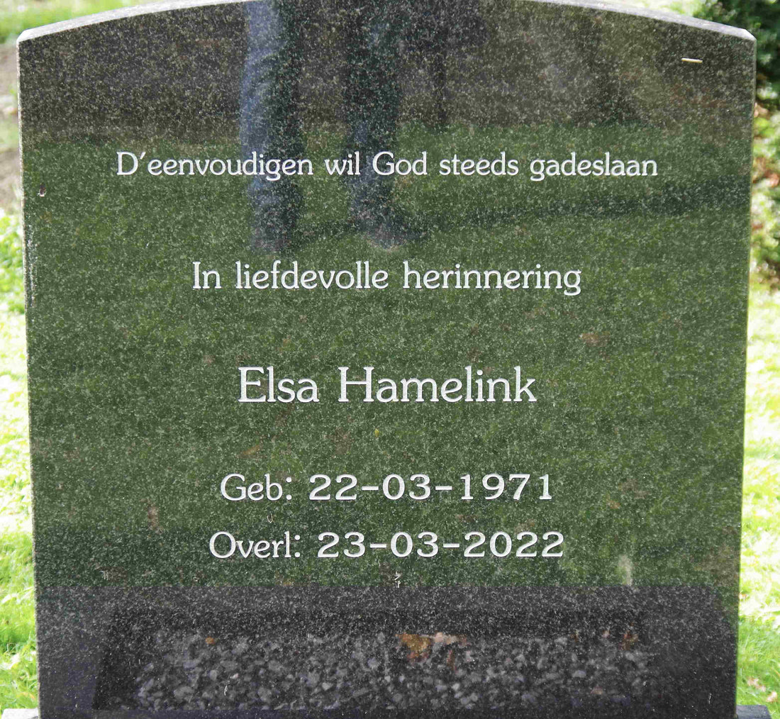 Het graf van Catharina Cornelia Hamelink