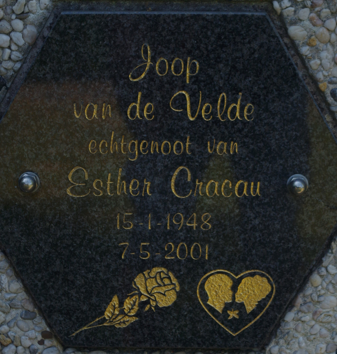 Het graf van Joop van de Velde