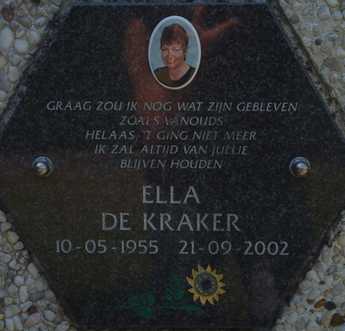 Het graf van Ella de Kraker