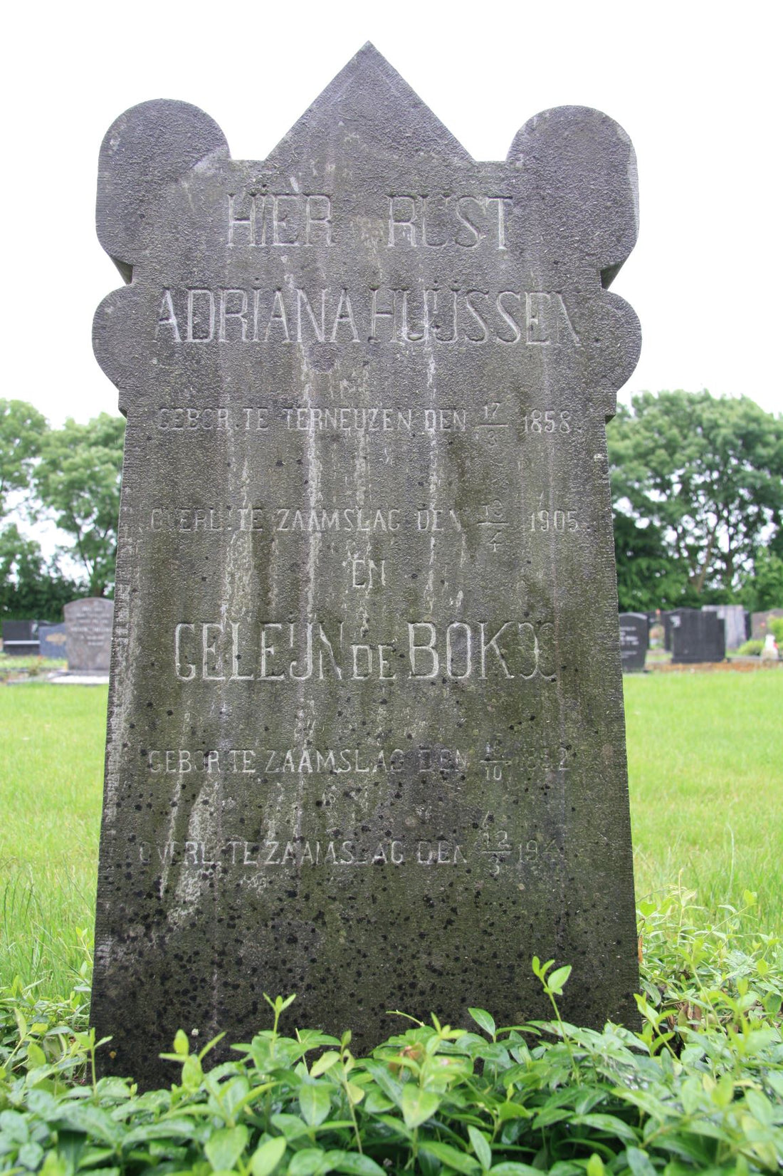 Het graf van Adriana Huijssen