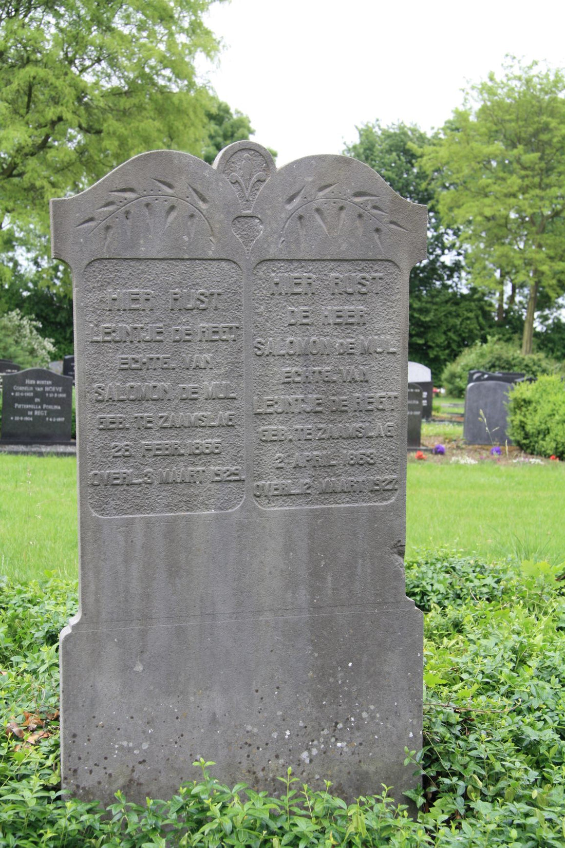 Het graf van Leijntje de Regt