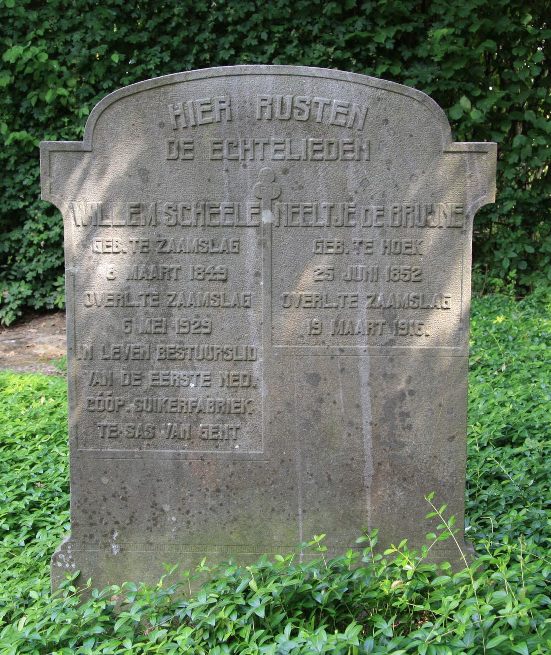 Het graf van Willem Scheele