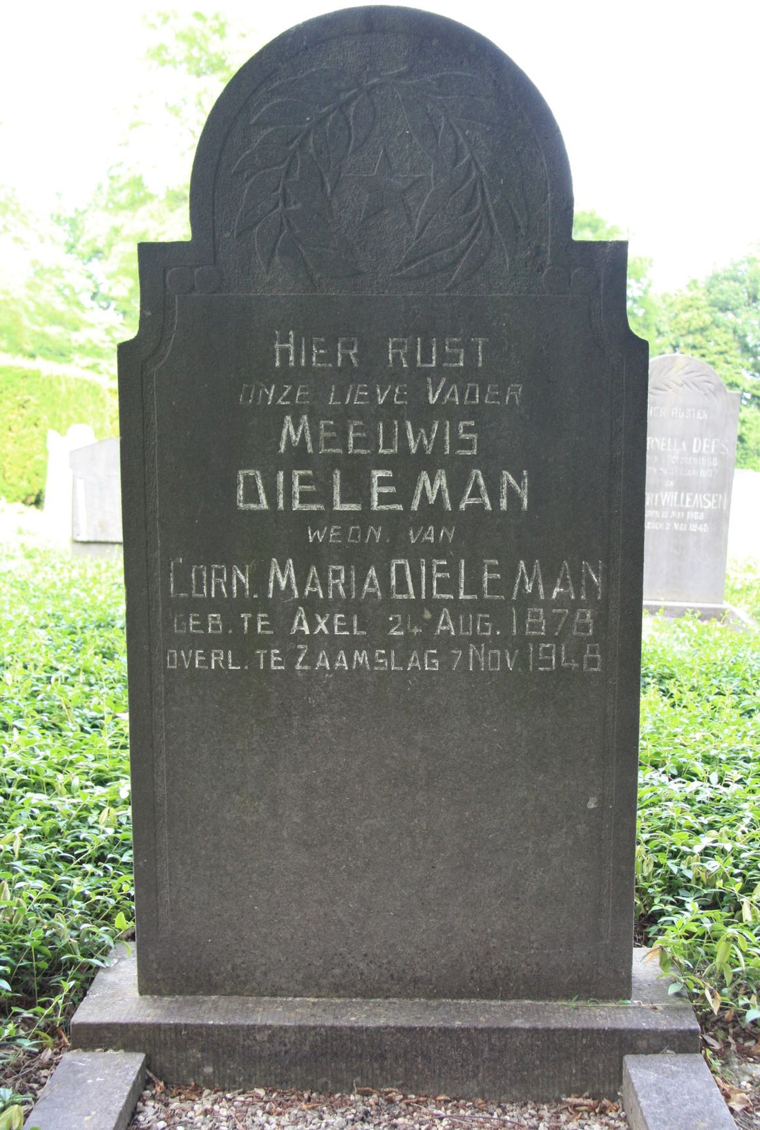 Het graf van Meeuwis Dieleman
