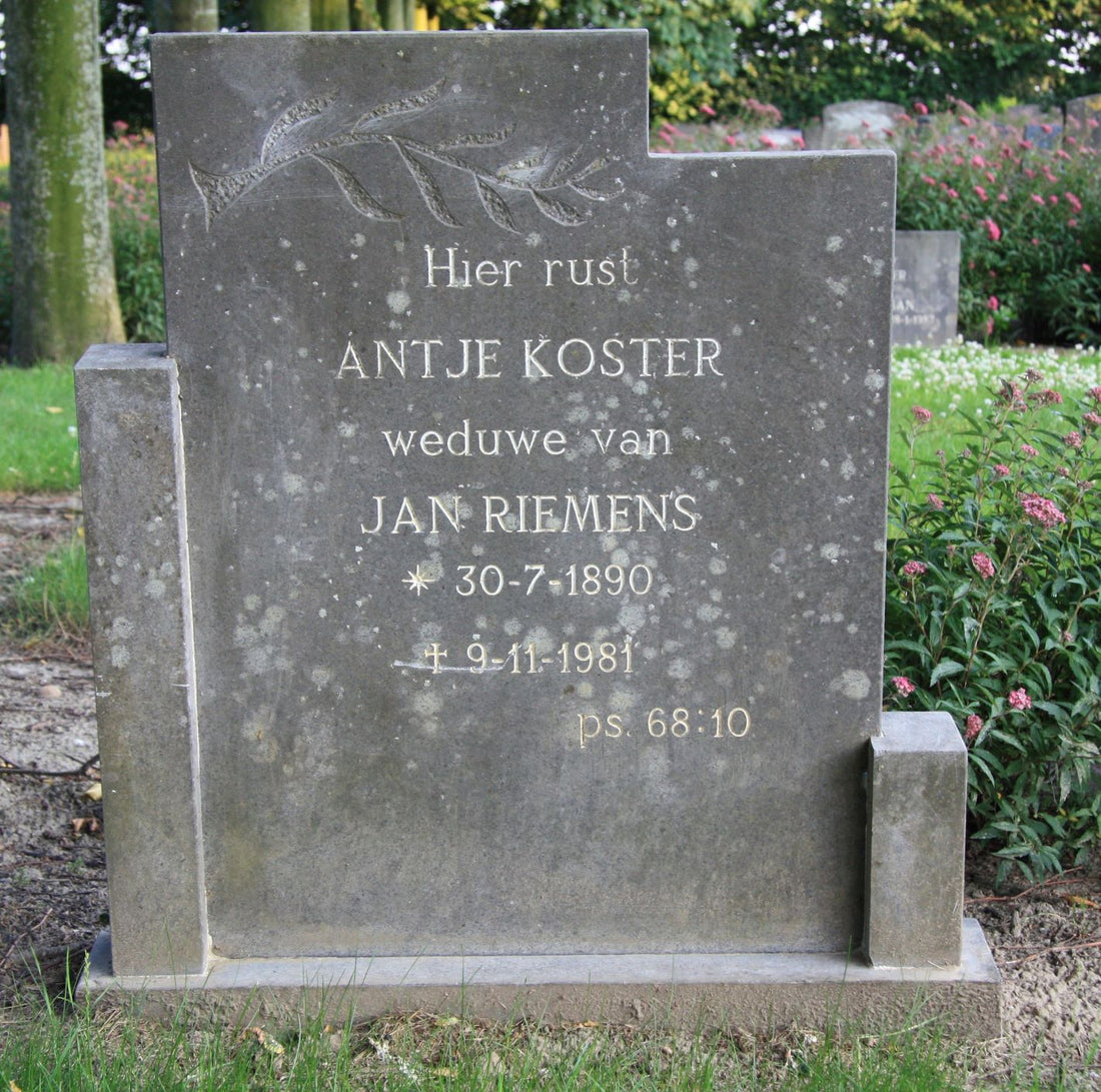 Het graf van Antje Koster