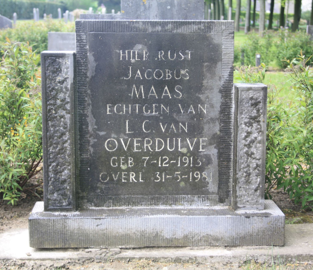 Het graf van Jacobus Maas