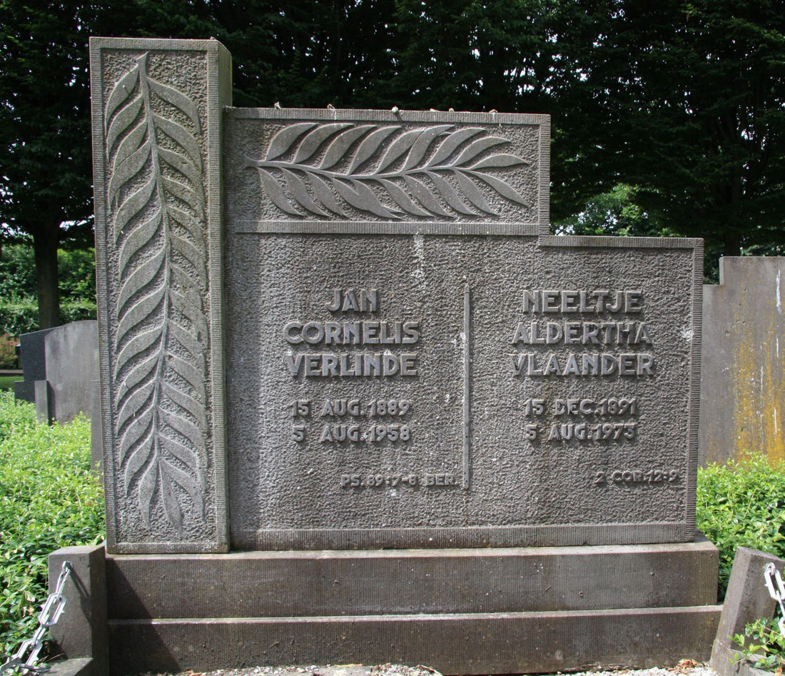 Het graf van Jan Cornelis Verlinde