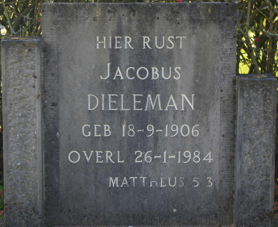 Het graf van Jacobus Dieleman