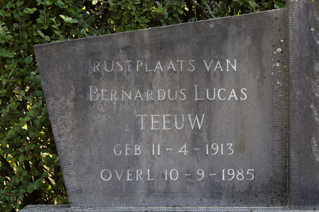 Het graf van Bernardus Lucas Teeuw