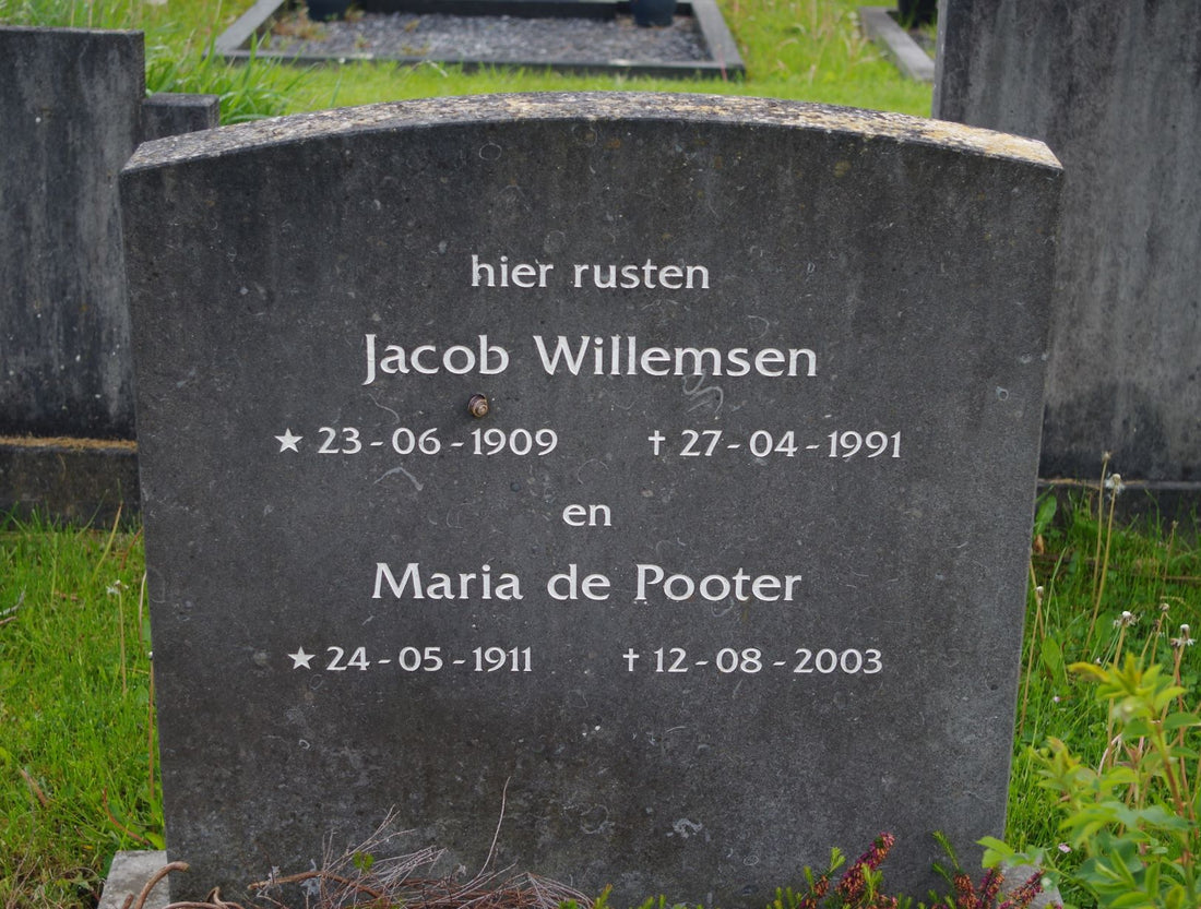 Het graf van Maria de Pooter