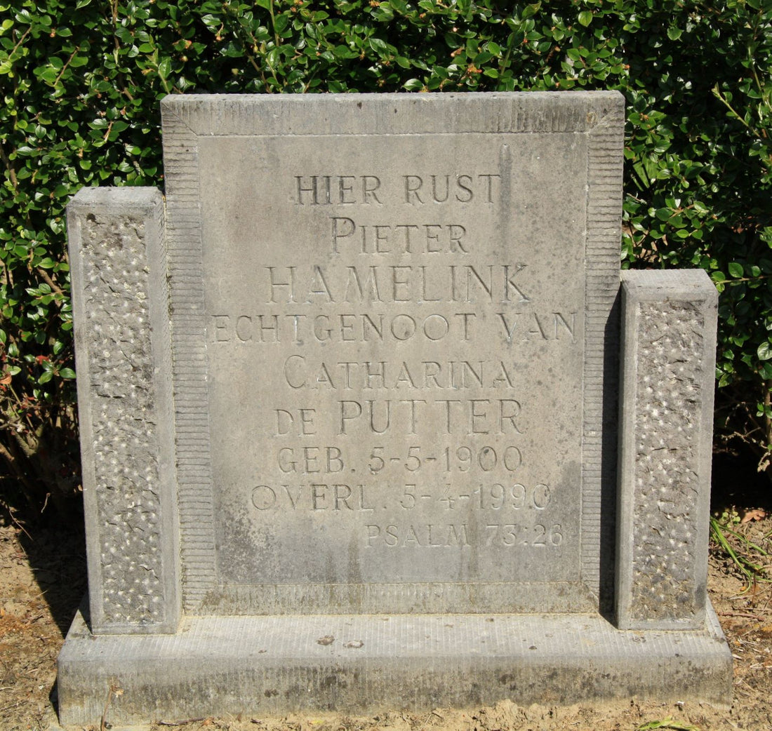 Het graf van Pieter Hamelink