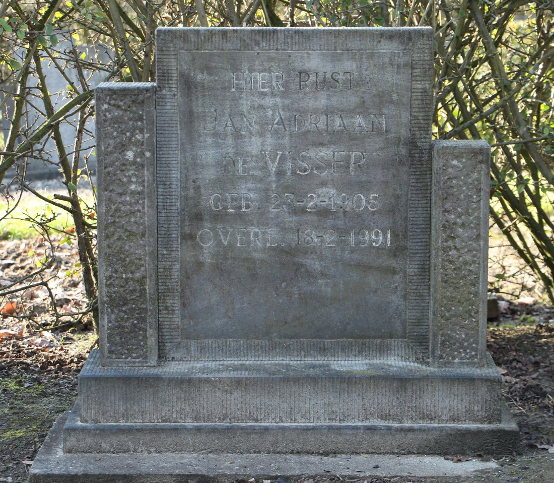 Het graf van Jan Adriaan de Visser