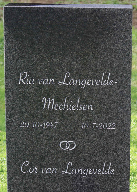 Het graf van Ria Mechielsen