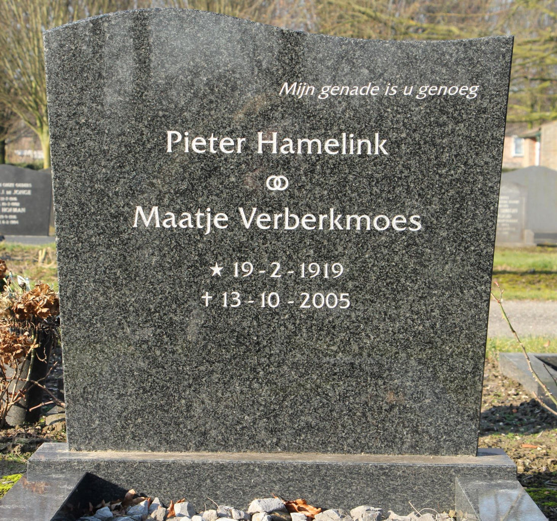 Het graf van Pieter Hamelink