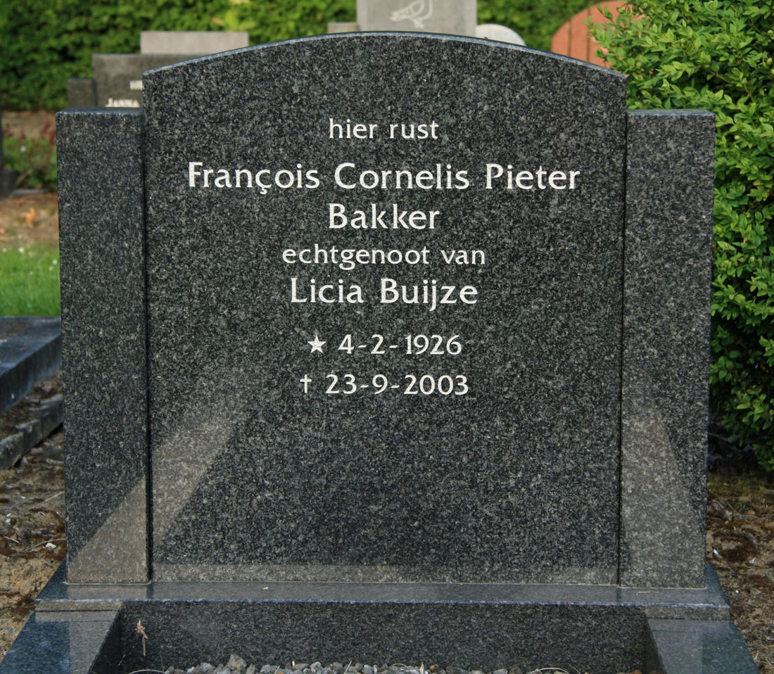 Het graf van François Cornelis Pieter Bakker