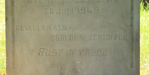 François de Ridder, slachtoffer van een mijn