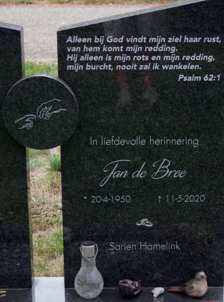Het graf van Jan Frederik Cornelis Bree