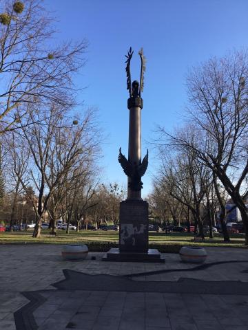 Monument Poolse divisie in Warschau